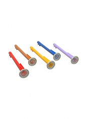 5-Piece Color Coded Dial Instant Read Thermometer Kit Red/Yellow/Purple