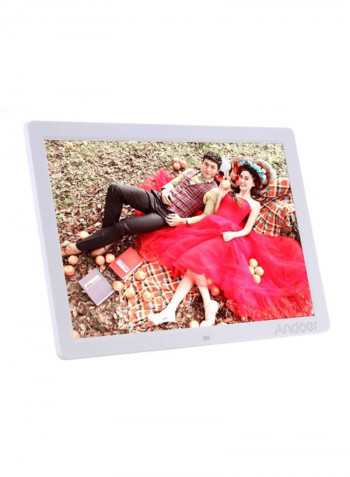 LED Digital Photo Frame 17inch White