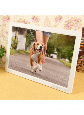 LED Digital Photo Frame 17inch White