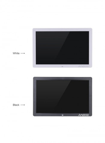 LED Digital Photo Frame 17inch White