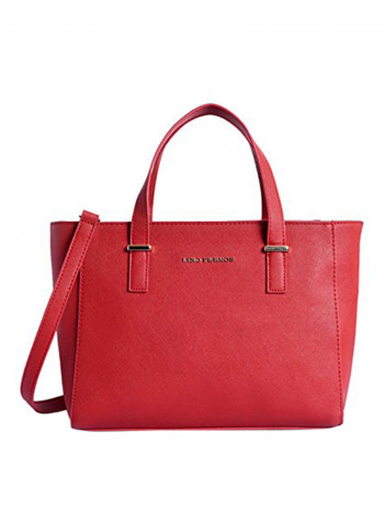 Polyester Blend Handbag LWHB02063RED Red