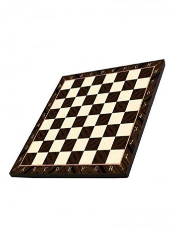 Medium Metal Walnut Chess Set