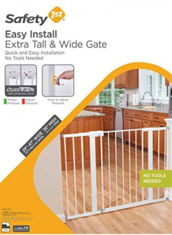 Safety Gate With Pressure Mount Fastening