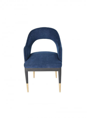Earl Fabric Accent Chair Blue 52x55x84cm