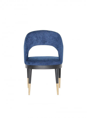 Earl Fabric Accent Chair Blue 52x55x84cm