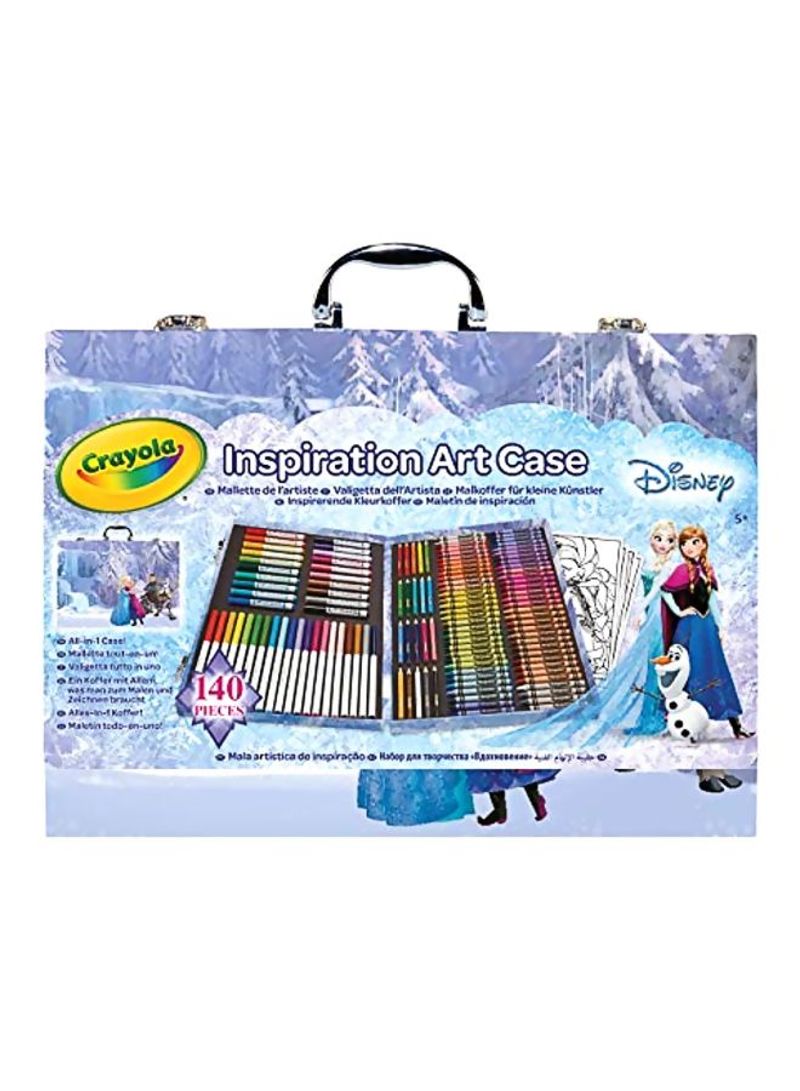 140-Piece Frozen Inspiration Art Case Red/Green/Yellow
