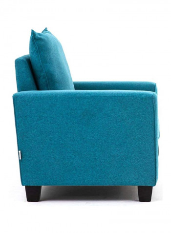 Alessandra 1-Seater Sofa Turqouise 37.4x32.67x32.67inch