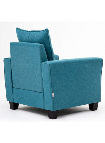 Alessandra 1-Seater Sofa Turqouise 37.4x32.67x32.67inch