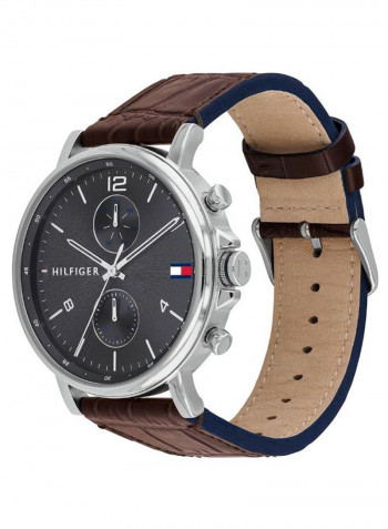 Men's Leather Multi-Function Daniel Chronograph Watch 1710416