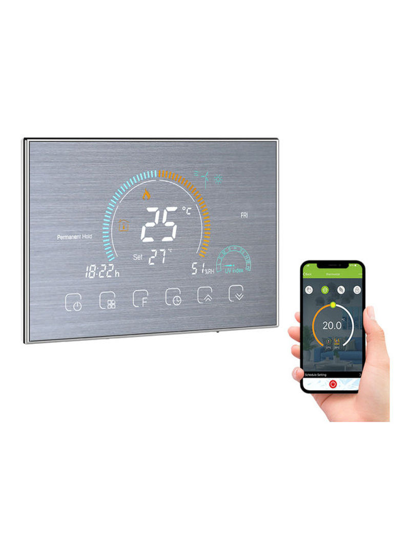 Wi-Fi Smart LCD Thermoregulator Grey