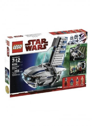 259-Piece Star Wars Separatists Shuttle Building Toys Set