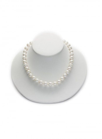 925 Sterling Silver Graduated Freshwater Cultured Pearl Strand Necklace