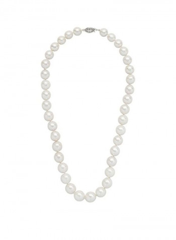 925 Sterling Silver Graduated Freshwater Cultured Pearl Strand Necklace