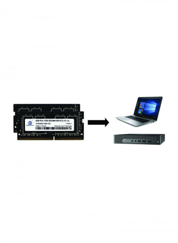 2-Piece DDR4 2133 MHz SODIMM 2Rx16 CL15 Laptop Memory 16GB