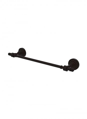 Retro Dot Collection Towel Bar Black 18inch