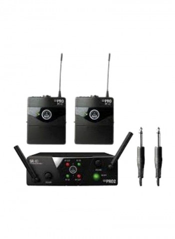 Wireless Microphone System WMS40MINI2 INSTR-SET ISM2/3 Black