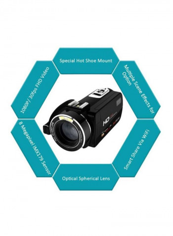 Digital Video Camcorder With External Microphone