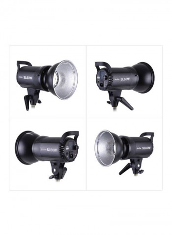 Remote Control Video Light Black/Silver