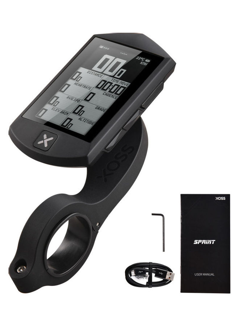 Wireless Bike IPX6 Accurate Cycling GPS Bicycle Computer Support BT 4.0 And ANT+ Dual Transmission 21 x 8.5 x 9cm