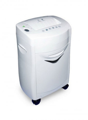 Cross Cut Paper Shredder White