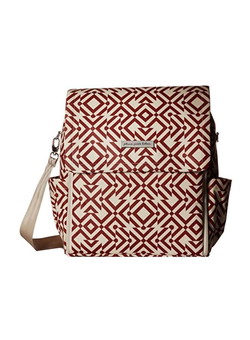 Glazed Boxy Designed Diaper Backpack