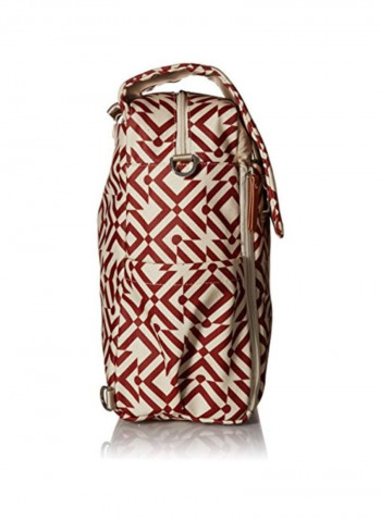 Glazed Boxy Designed Diaper Backpack