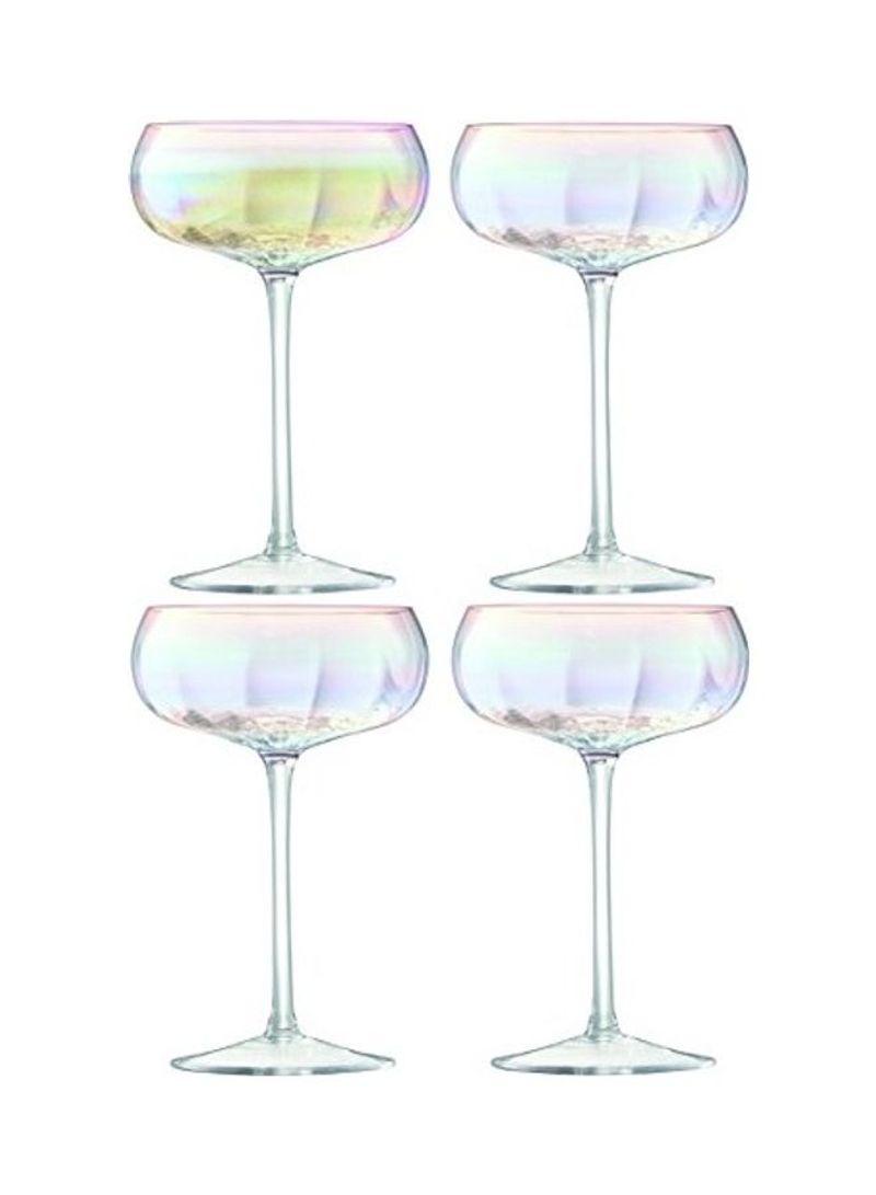 4-Piece Beverage Glass Set Mother Of Pearl