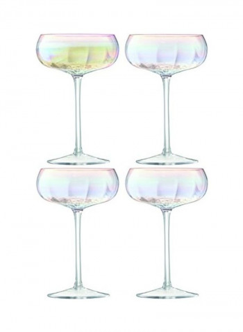 4-Piece Beverage Glass Set Mother Of Pearl