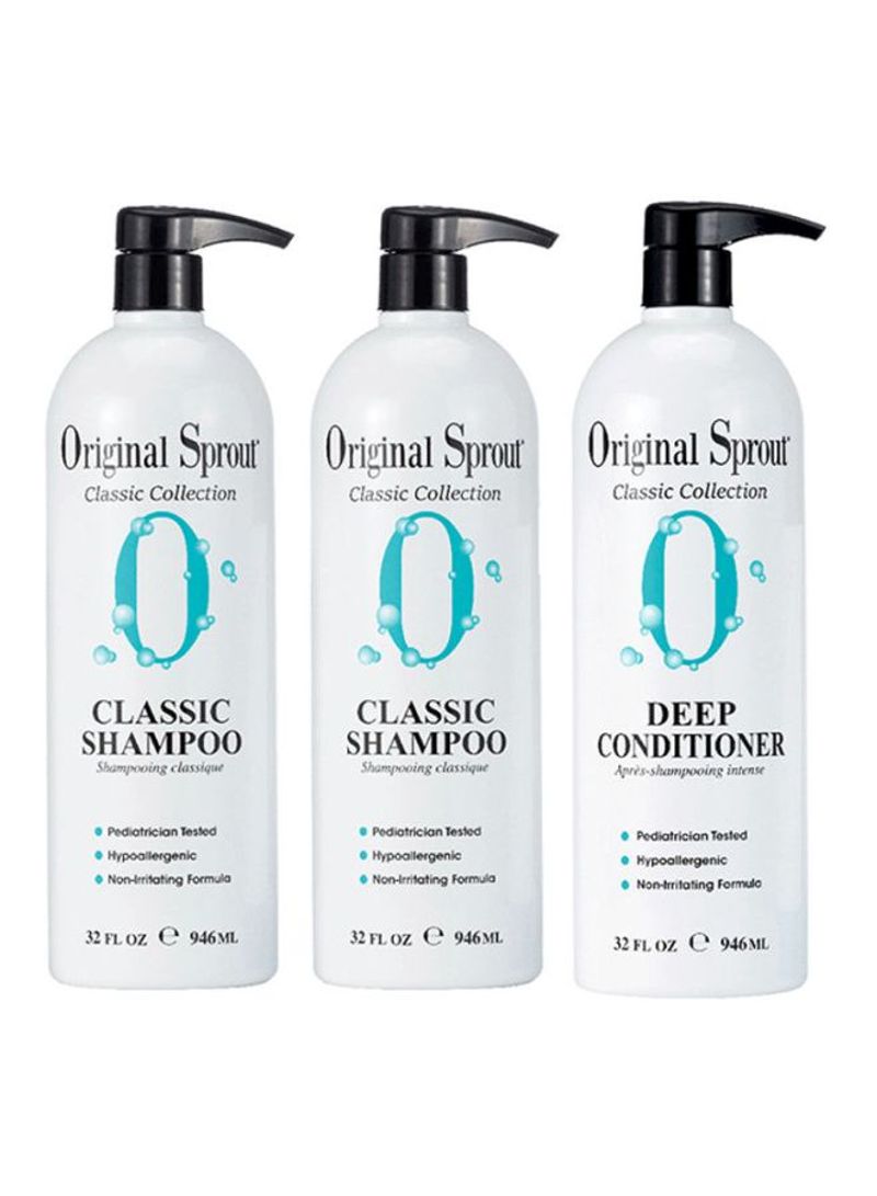 3-Piece Shampoo With Deep Conditioner Set