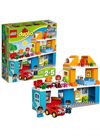 69-Piece My Town Family House Building Block Toy