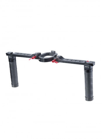 Dual Handle Grip Stabilizer Black/Red