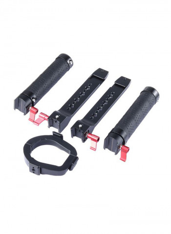 Dual Handle Grip Stabilizer Black/Red
