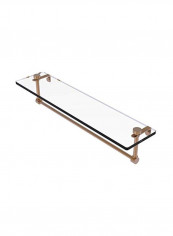 Glass Shelf With Towel Bar Clear/Bronze 22inch reviews Glass Shelf With Towel Bar Clear/Bronze 22inch