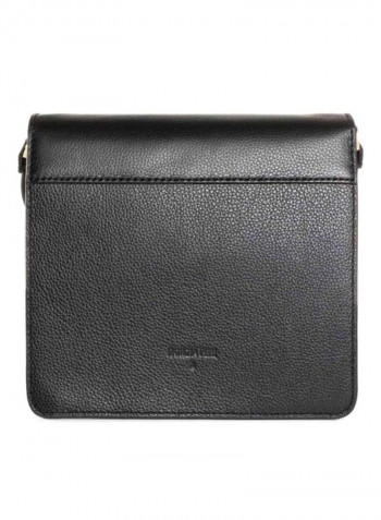Logo Detail Crossbody Bag Black/Gold