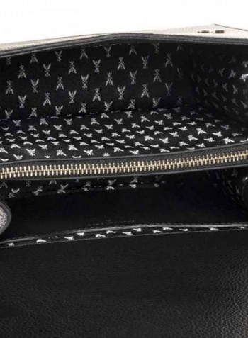 Logo Detail Crossbody Bag Black/Gold