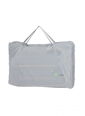 Natural Co-sleeper Stand-Alone Baby Crib with Mosquito Net 0m-6m, Light grey