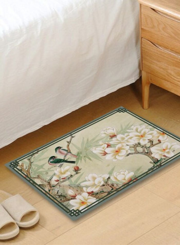 1 Piece Rectangle Simple Northern European Living Room Bedroom Bird Flower Pattern Rug multicolour 120*160(W*L)cmcm