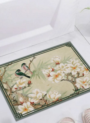 1 Piece Rectangle Simple Northern European Living Room Bedroom Bird Flower Pattern Rug multicolour 120*160(W*L)cmcm