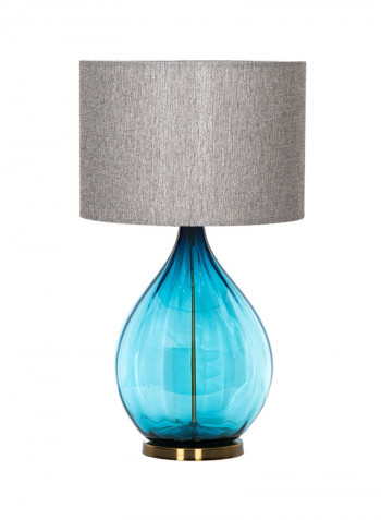 Handmade Table Lamp Featuring Glasswork Marlin Blue 64cm