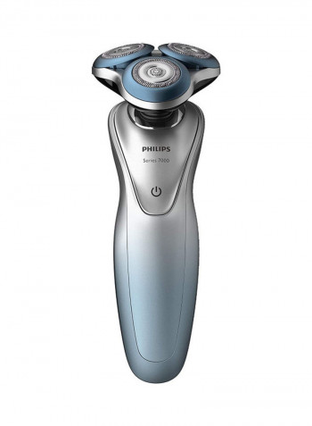 Shaver 7000 With Precision Trimmer Silver/Turquoise 509.5g
