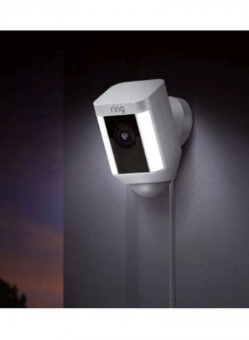 WiFi Smart Home Security Ring Spotlight Battery Hardwired Camera With Motion Detection And Night Vision