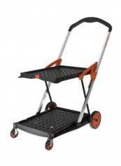 Folding Double Level Platform Trolley Orange 20/60kg reviews Folding Double Level Platform Trolley Orange 20/60kg