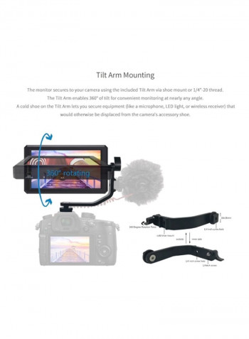 Camera Field Monitor Black