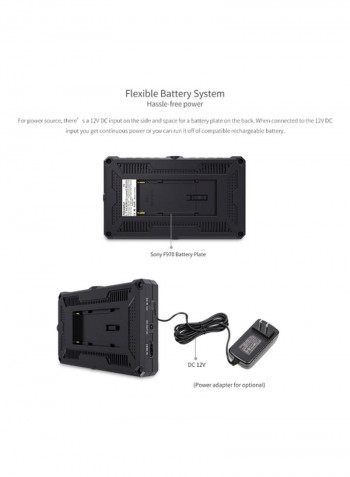 Camera Field Monitor Black