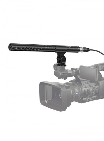Shotgun Photography Condenser Microphone Black