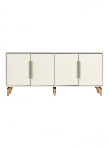 Moonlight 4-Door Sideboard Multicolour 180 x 81 x 46centimeter