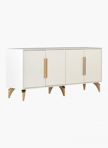 Moonlight 4-Door Sideboard Multicolour 180 x 81 x 46centimeter