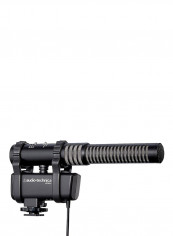 Stero And Mono Camera-Mount Microphone AT8024 Black
