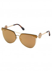 Women's UV Protection Clubmaster Sunglasses - Lens Size: 65 mm