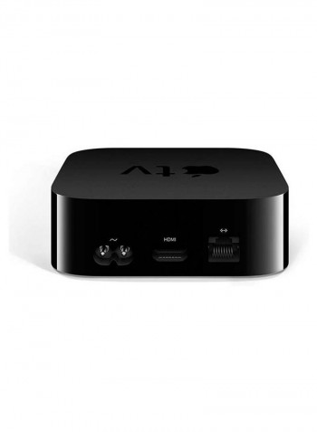 4K TV Box With Remote Black